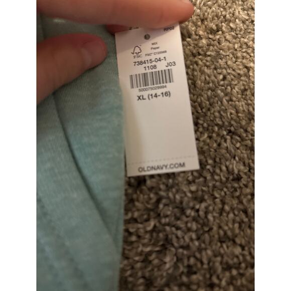 NWT Old Navy Sweatpants Turquoise Blue Jogger Girls Size XL (14-16) - Picture 3 of 5